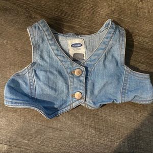 Baby Jean Crop Vest